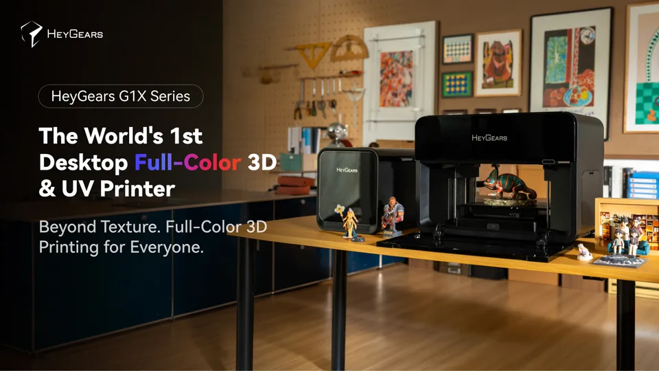 HeyGears G1X: First Desktop Full-Color 3D & UV Printer